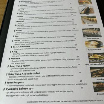 Katara - Menu - Japanese Near Me - Wellesley, Massachusetts