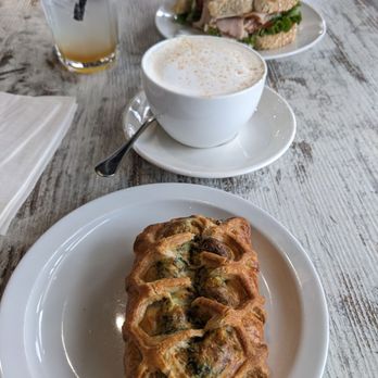 Cafe Wanoka - Delicious black honey kinako (roasted soy drink) and spinach pastry. - Bakeries Near Me - Scarborough, Ontario Cafe Wanoka - Delicious black honey kinako (roasted soy drink) and spinach pastry. - Bakeries Near Me - Scarborough, Ontario