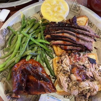 Shorty's True American Roadhouse - Triple Play Combo w green beans & Mac n cheese - Burgers Near Me - Toledo, Ohio