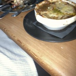 5oz coulotte steak and special French onion soup