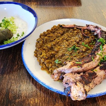 Athens on Easy Street - Octopus, cumin lentils, Lamb dolmades - Greek Near Me - Carefree, Arizona Athens on Easy Street - Octopus, cumin lentils, Lamb dolmades - Greek Near Me - Carefree, Arizona