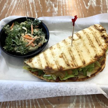 Tropical Smoothie Cafe - Chipotle Chicken Club Flatbread with Kale Apple Slaw - Delish! - Juice Bars & Smoothies Near Me - Overland Park, Kansas Tropical Smoothie Cafe - Chipotle Chicken Club Flatbread with Kale Apple Slaw - Delish! - Juice Bars & Smoothies Near Me - Overland Park, Kansas