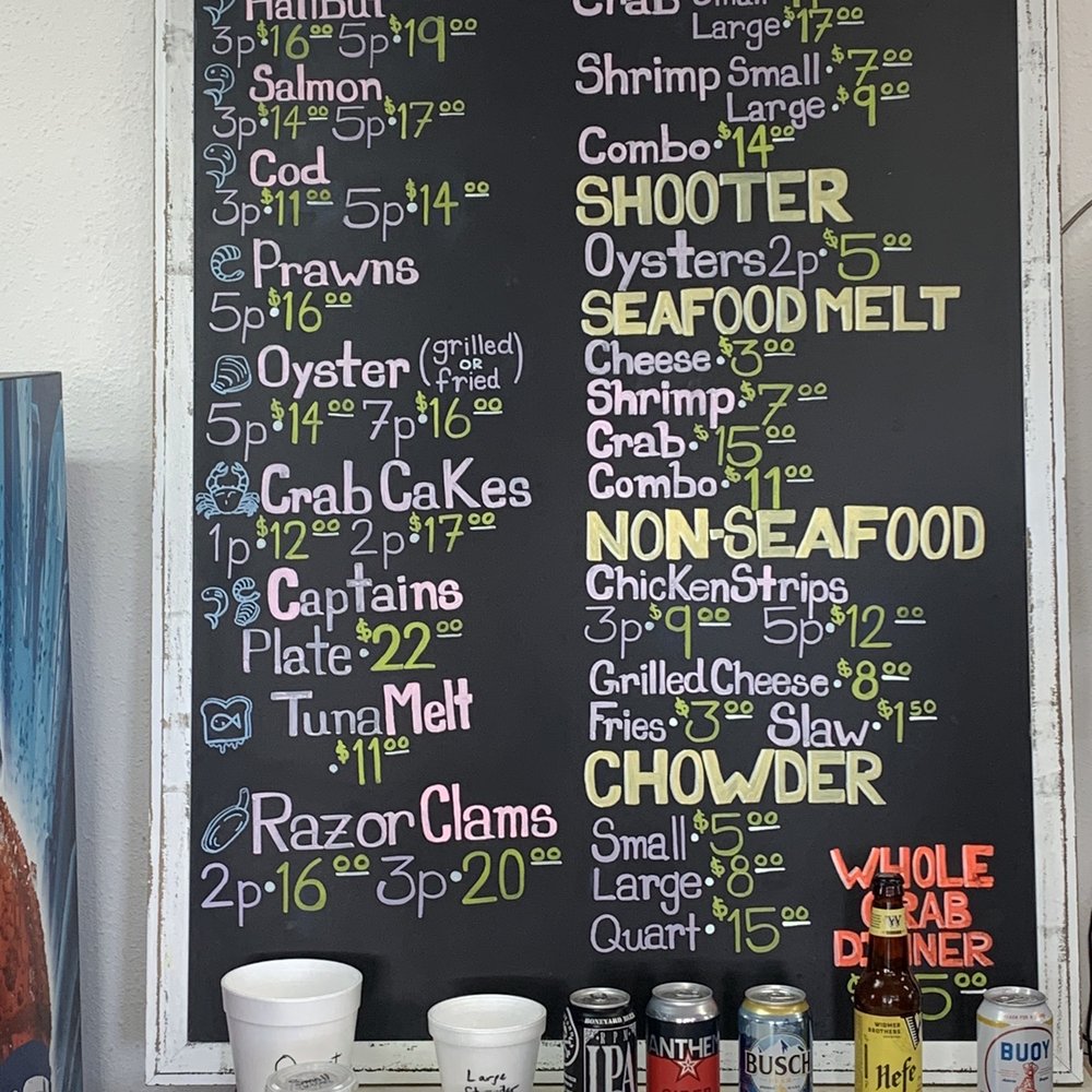 Buoy's Best - Menu - Seafood Near Me - Seaside, Oregon