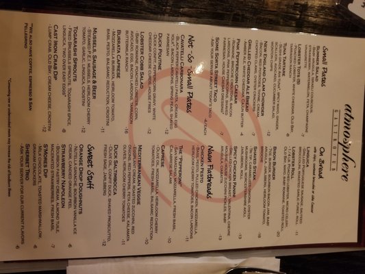 Menu photo 5 Atmosphere Gastropub Colorado Springs, CO Menu photo 5 Atmosphere Gastropub Colorado Springs, CO