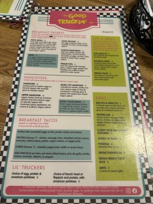 Menu photo 2 Good Truckin' Diner Lansing, MI Menu photo 2 Good Truckin' Diner Lansing, MI