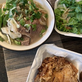 Pho 79 Restaurant - Yummy pho indeed. Not needing any other sauces needed. Much flavor along w fried chicken 12.02.22 - Vietnamese Near Me - Westminster, California