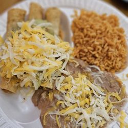 El Taco Charro - 02.24.27 Taquitos plate (chicken or beef)