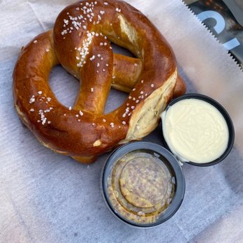 LongCross Bar & Kitchen - Warm German Salted Pretzel - Pizza Near Me - Medford, Massachusetts LongCross Bar & Kitchen - Warm German Salted Pretzel - Pizza Near Me - Medford, Massachusetts