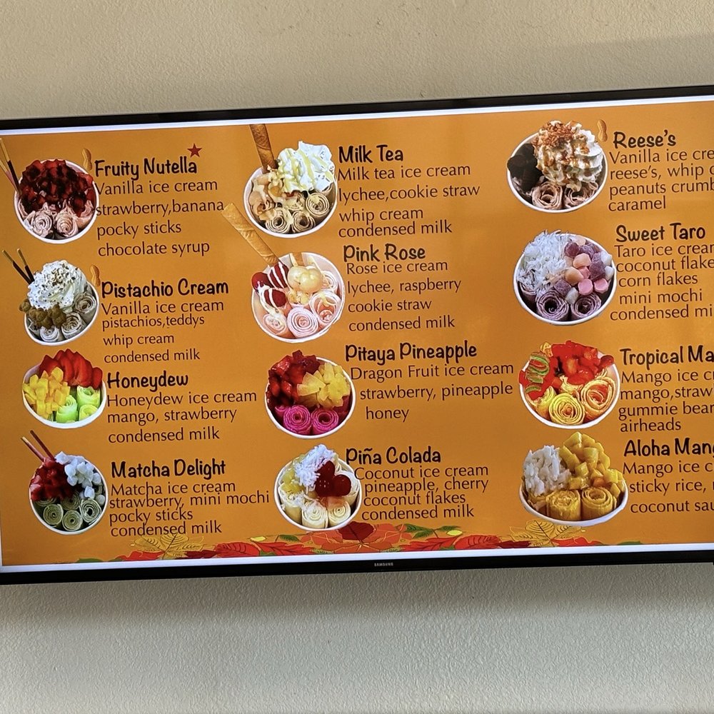 Parad -Ice Rolls - Menu - Ice Cream & Frozen Yogurt Near Me - Yuma, Arizona Parad -Ice Rolls - Menu - Ice Cream & Frozen Yogurt Near Me - Yuma, Arizona