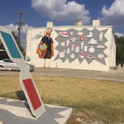 3d mural created by the San Antonio cultural art center muralists