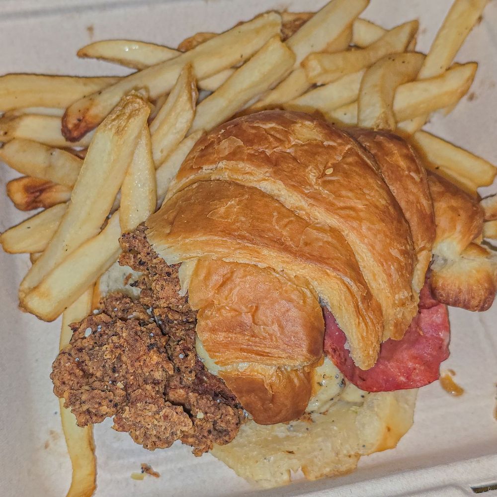 Chomp Kitchen and Drinks - December special: chicken cordon bleu - Burgers Near Me - Newport, Rhode Island