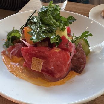 Atta Girl - Heirloom Tomato Fattoush - Mediterranean Near Me - Hermosa Beach, California Atta Girl - Heirloom Tomato Fattoush - Mediterranean Near Me - Hermosa Beach, California
