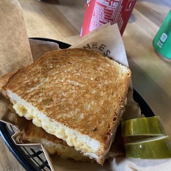 Cheese Smith - mac- N- cheese sandwich, pickle, coke - Sandwiches Near Me - Wilmington, North Carolina