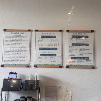 Poki Cafe  - Menu - Poke Near Me - corona, California