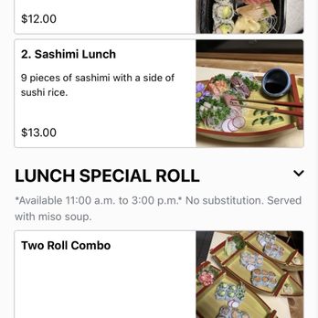 Miyake Sushi House Grill - Lunch Special (screen shot from their menu). - Sushi Bars Near Me - Papillion, Nebraska Miyake Sushi House Grill - Lunch Special (screen shot from their menu). - Sushi Bars Near Me - Papillion, Nebraska