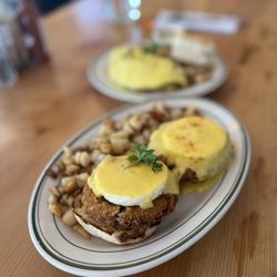 The Old Post Office Cafe - Crab Benedict