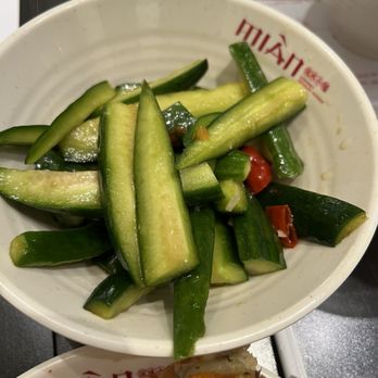 Mian - Chilled cucumbers - Noodles Near Me - Costa Mesa, California