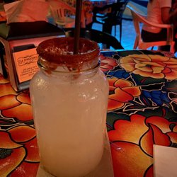 La Fundación Mezcalería - Grande margarita with mezcal.