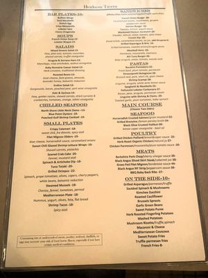 Menu photo 2 Heirloom Tavern Glen Head, NY