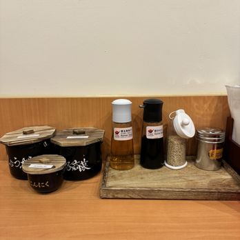 Ikkousha - Condiments - Ramen Near Me - Toronto, Ontario Ikkousha - Condiments - Ramen Near Me - Toronto, Ontario