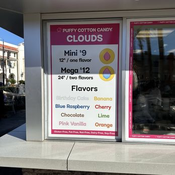 Puffy Cotton Candy - Flavor options as of 12/27/25 - Candy Stores Near Me - Las Vegas, Nevada Puffy Cotton Candy - Flavor options as of 12/27/25 - Candy Stores Near Me - Las Vegas, Nevada