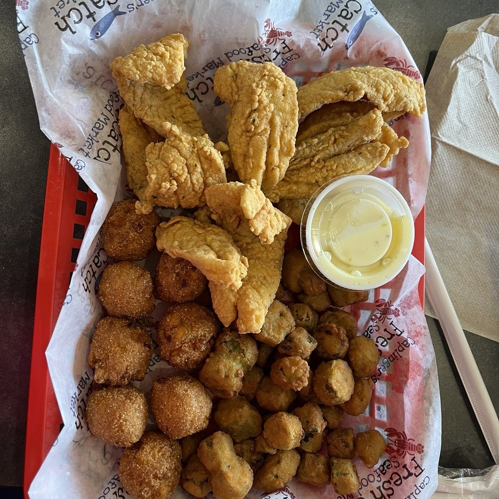 Caplinger's Fresh Catch - Grouper with okra - Seafood Markets Near Me - Indianapolis, Indiana