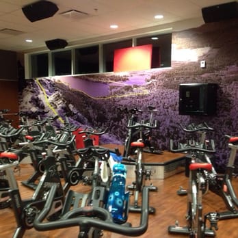 GoodLife Fitness - large spin room with tons of bikes! - Gyms Near Me - St. Albert, Alberta