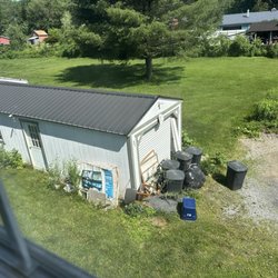 Brookside Inn At Laurens - More view of the Inn grounds from the bedroom window. Trash.
