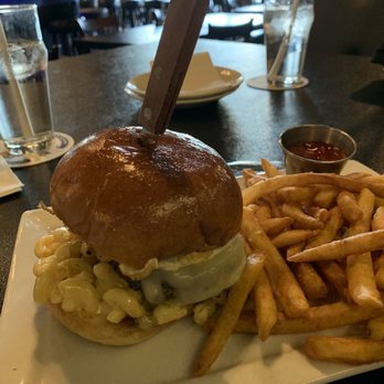 Morrison - Monster Mac Burger. Mac and cheese and a fried egg on it! 10 stars! - Gastropubs Near Me - Los Angeles, California