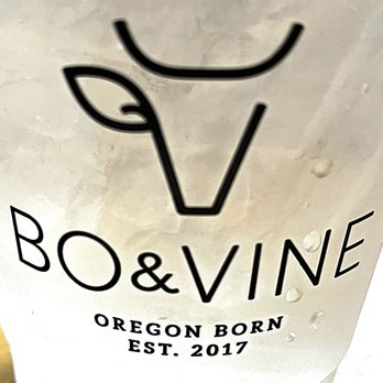 Bo & Vine Burger - Closeup of the cool logo - Burgers Near Me - Eugene, Oregon