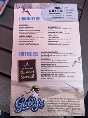 Menu photo 1 Gully’s Avalon, NJ