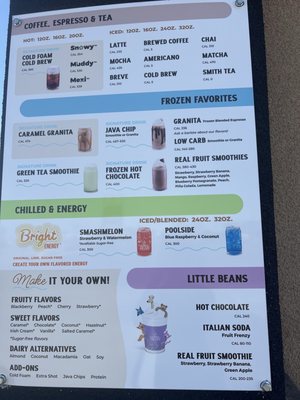 Menu photo 1 The Human Bean Kingman, AZ Menu photo 1 The Human Bean Kingman, AZ