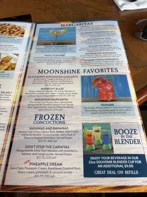 Menu photo 3 Margaritaville - Key West Key West, FL