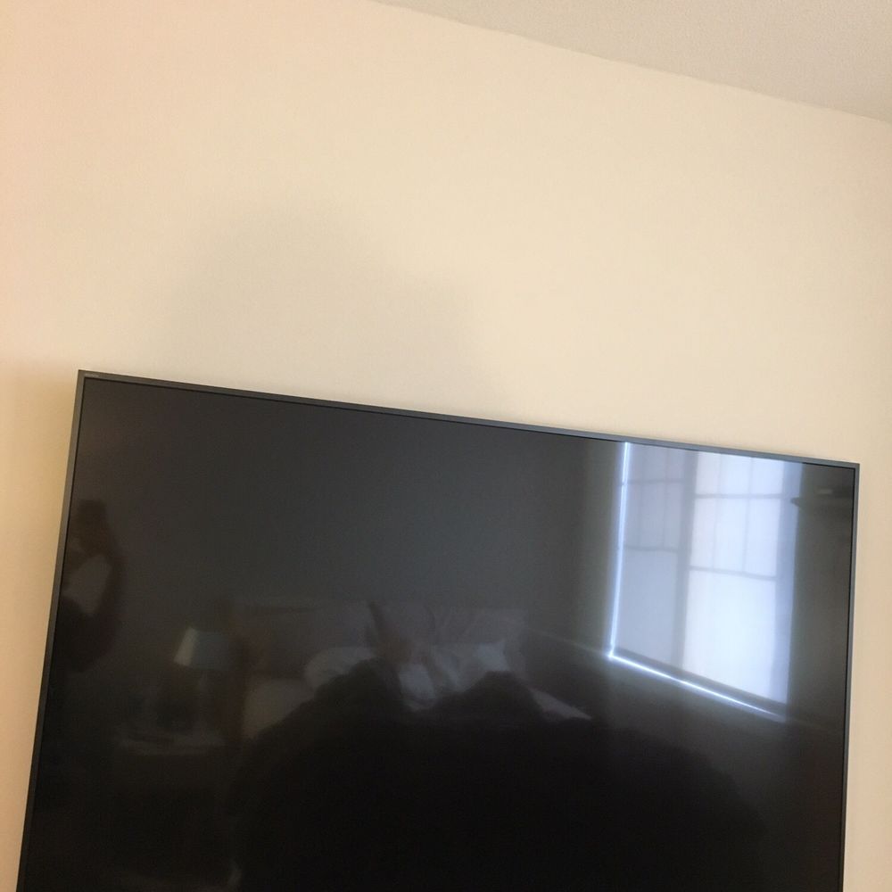 Modtech Design - Great mounting of my new 65inch tv and sound bar! Wires hidden behind wall - Home Theatre Installation Near Me Modtech Design - Great mounting of my new 65inch tv and sound bar! Wires hidden behind wall - Home Theatre Installation Near Me