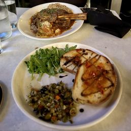 Calabrese style bruschetta and lamb shank Calabrese style bruschetta and lamb shank
