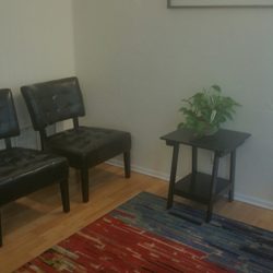 Electrolysis By Cindy - The quiet waiting room. There's peaceful classical music playing.