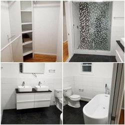 Perez Painting And Carpentry - Walking closet and bathroom .. After
