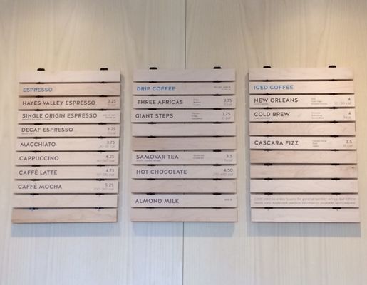 Menu photo 5 Blue Bottle Coffee - Georgetown Washington, DC, DC