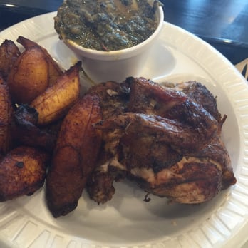 District Rico - 1/4 white meat chicken with sides of plantains and spinach - $8.09 - Peruvian Near Me - Washington, DC, District of Columbia District Rico - 1/4 white meat chicken with sides of plantains and spinach - $8.09 - Peruvian Near Me - Washington, DC, District of Columbia