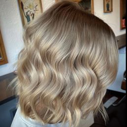 Blonde hair cut and color Blonde hair cut and color