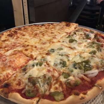 Italian Pizza Kitchen - Pizza - half with peppers and onions and other half cheese - Italian Near Me - Roselle, Illinois Italian Pizza Kitchen - Pizza - half with peppers and onions and other half cheese - Italian Near Me - Roselle, Illinois