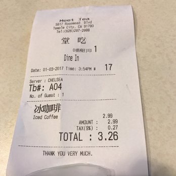 Meet Tea - Bubble Tea Near Me - Temple City, California