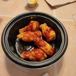 Honey bbq chicken wings