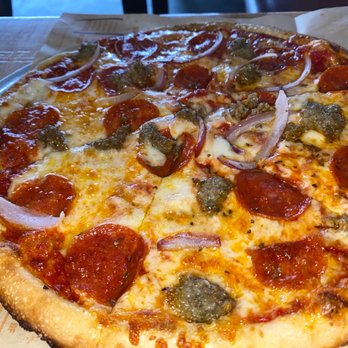 Blaze Pizza - Meat lovers pizza - Salad Near Me - Lynchburg, Virginia Blaze Pizza - Meat lovers pizza - Salad Near Me - Lynchburg, Virginia