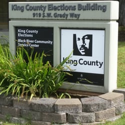 King County - Signage right outside the front of building just a few feet from the front doors