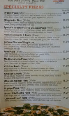 Menu photo 1 Yaghi's New York Pizzeria Austin, TX