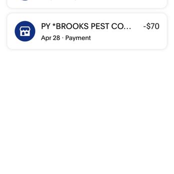 Brooks Pest Control - These companies really take advantage of people. My house had ONE SPRAY. ONE. - Pest Control Near Me - Corona, California