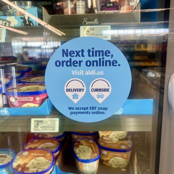 ALDI - A reminder that Aldi offers ordering online with delivery or curbside pickup - Grocery Near Me - Harrisburg, Pennsylvania