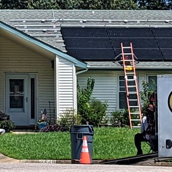Unlimited Solar - This is a close up of the solar install process on the front yard side. Photo taken August 16, 2022. - Solar Installation Near Me Unlimited Solar - This is a close up of the solar install process on the front yard side. Photo taken August 16, 2022. - Solar Installation Near Me