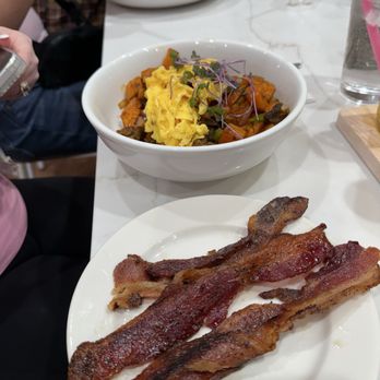 Pink Willow Cafe - Harvest Hash with Candied Bacon - Breakfast & Brunch Near Me - Cottleville, Missouri
